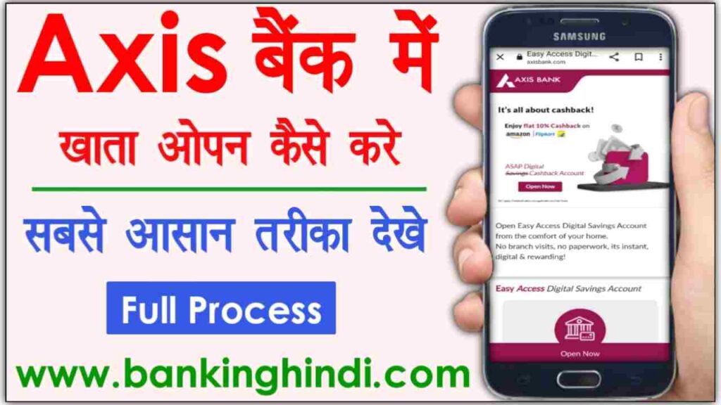 Axis Bank Online Account Opening