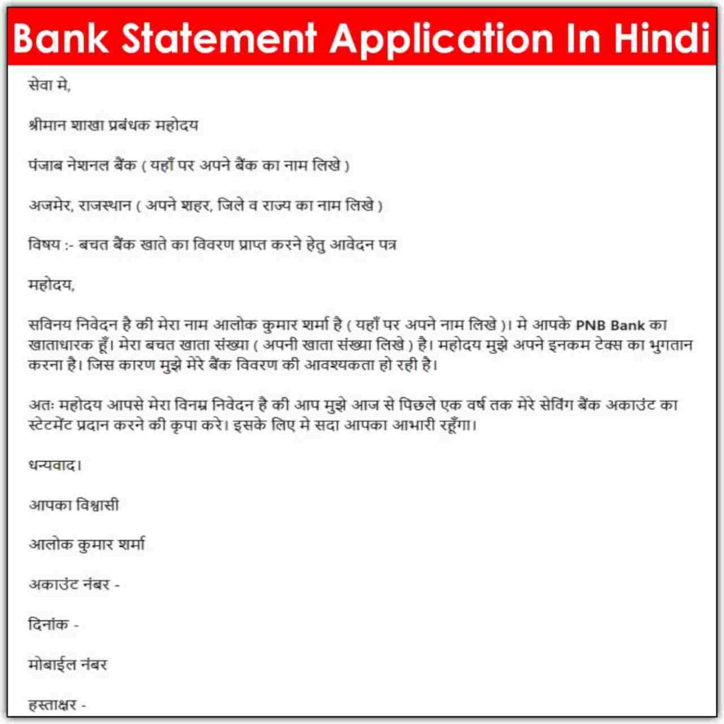PNB Bank Statement Application